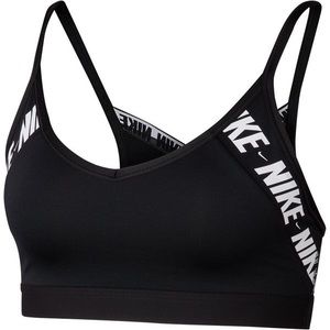 Nike Indy Light Support Logo Sports Bra Sz Medium